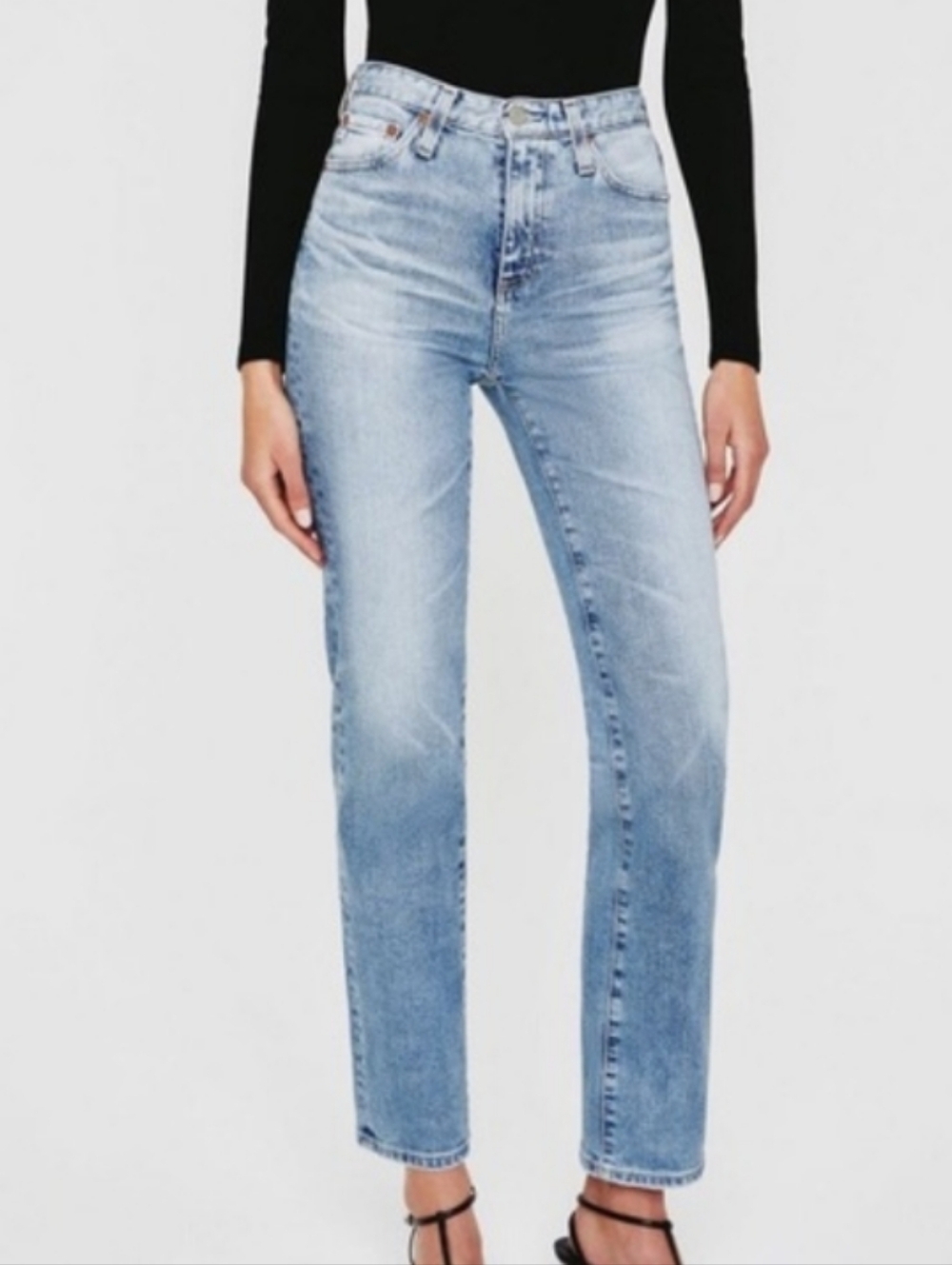 NWOT AG The Alexxis High-Rise Vintage Straight Fit 90's Style